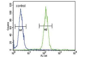 Flow Cytometry (FACS) image for anti-Nuclear Receptor Coactivator 7 (NCOA7) antibody (ABIN3004220)