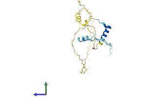 AlphaFold protein structure predicition of Mouse Recombinant Ppp1r1a Protein, UniprotID Q9ERT9
