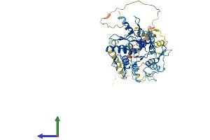 AlphaFold protein structure predicition of Human Recombinant ZNF20 Protein, UniprotID P17024