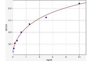 Typical standard curve (Retinoid X Receptor gamma Kit ELISA)