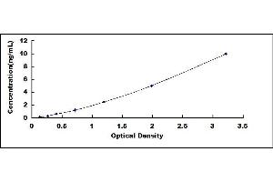 Typical standard curve (Aminoacylase 1 Kit ELISA)