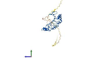 AlphaFold protein structure predicition of Mouse Recombinant Anp32b Protein, UniprotID Q9EST5