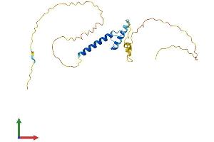 AlphaFold protein structure predicition of Human Recombinant TCF23 Protein, UniprotID Q7RTU1