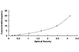 Typical standard curve