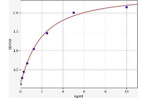Typical standard curve (TIMELESS Kit ELISA)