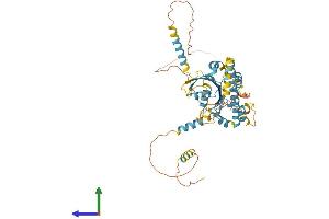 AlphaFold protein structure predicition of Mouse Recombinant Dync1li2 Protein, UniprotID Q6PDL0