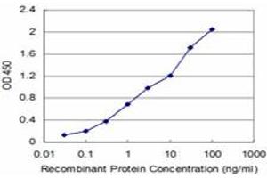 Detection limit for recombinant GST tagged FADD is approximately 0.