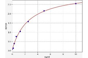 Typical standard curve (SLC25A20 Kit ELISA)