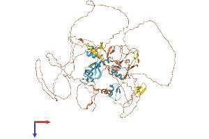 AlphaFold protein structure predicition of Human Recombinant PRDM4 Protein, UniprotID Q9UKN5