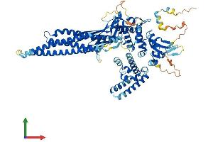 AlphaFold protein structure predicition of Human Recombinant STAT4 Protein, UniprotID Q14765