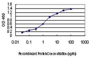 Detection limit for recombinant GST tagged PTK2 is approximately 0.