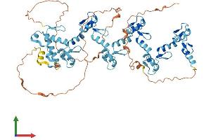 AlphaFold protein structure predicition of Human Recombinant ZNF805 Protein, UniprotID Q5CZA5