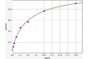 Typical standard curve