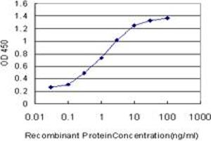 Detection limit for recombinant GST tagged MYL5 is approximately 0.