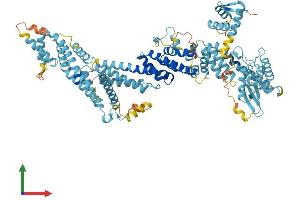 AlphaFold protein structure predicition of Human Recombinant ANAPC2 Protein, UniprotID Q9UJX6