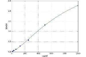 A typical standard curve