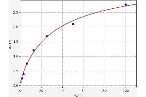 Typical standard curve