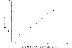 Typical standard curve (HLA-E Kit ELISA)