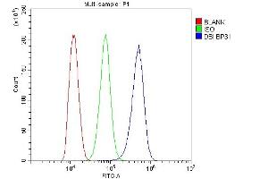 Flow Cytometry analysis of THP-1 cells using anti-DBI antibody (ABIN4886558). (Diazepam Binding Inhibitor anticorps  (AA 2-87))