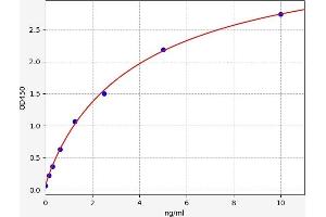Typical standard curve (ITIH5L Kit ELISA)