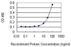 Detection limit for recombinant GST tagged ELK4 is 3 ng/ml as a capture antibody.