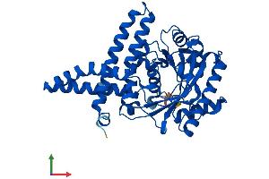 AlphaFold protein structure predicition of Mouse Recombinant Agpat3 Protein, UniprotID Q9D517