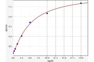 Typical standard curve