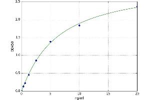A typical standard curve