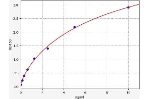 Typical standard curve