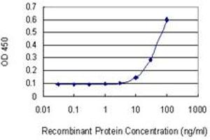 Detection limit for recombinant GST tagged WNT5A is 3 ng/ml as a capture antibody.