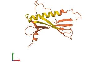AlphaFold protein structure predicition of Human Recombinant IGF2BP2-AS1 Protein, UniprotID Q96M15