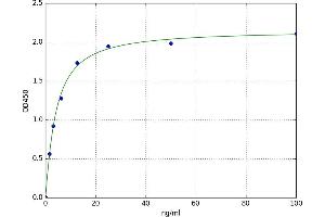A typical standard curve (GGT1 Kit ELISA)