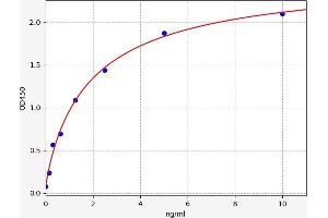 Typical standard curve (NFKBIA Kit ELISA)