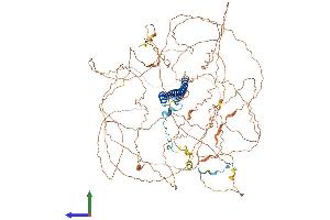AlphaFold protein structure predicition of Human Recombinant SAP130 Protein, UniprotID Q9H0E3