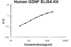 Human GDNF Accusignal ELISA Kit Human GDNF AccuSignal ELISA Kit standard curve. (GDNF Kit ELISA)