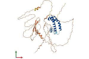 AlphaFold protein structure predicition of Human Recombinant NFYC Protein, UniprotID Q13952
