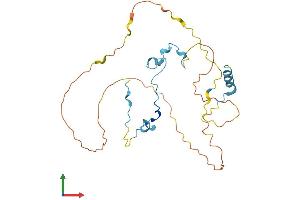 AlphaFold protein structure predicition of Mouse Recombinant Cdc42ep3 Protein, UniprotID Q9CQC5