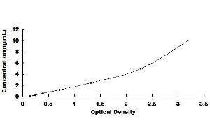 Typical standard curve (Trichohyalin Kit ELISA)