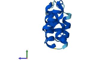 AlphaFold protein structure predicition of Mouse Recombinant Dbil5 Protein, UniprotID O09035
