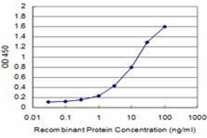 Detection limit for recombinant GST tagged GRIA1 is approximately 0.