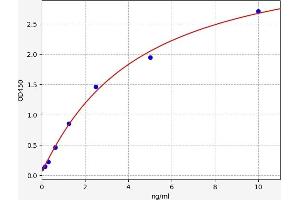 Typical standard curve (PFKL Kit ELISA)