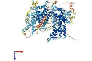 AlphaFold protein structure predicition of Mouse Recombinant Gpat2 Protein, UniprotID Q14DK4