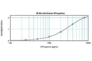 Image no. 1 for anti-Interferon gamma (IFNG) antibody (Biotin) (ABIN465654) (Interferon gamma anticorps  (Biotin))