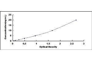 Typical standard curve (CRHR2 Kit ELISA)