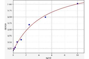 Typical standard curve (GALNT7 Kit ELISA)