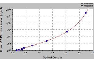 Typical Standard Curve (ODAM Kit ELISA)
