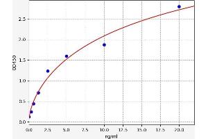 Typical standard curve (BTNL2 Kit ELISA)