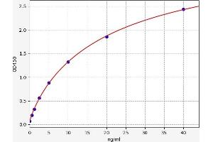 Typical standard curve (PTPN1 Kit ELISA)