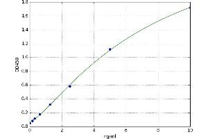 A typical standard curve
