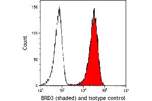 Flow Cytometry (FACS) image for anti-Bromodomain Containing 3 (BRD3) (AA 676-726) antibody (ABIN7455203) (Recombinant BRD3 anticorps  (AA 676-726))